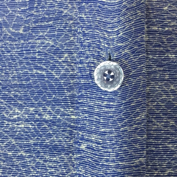 COLDWATER CREEK Perfect Pairing of Silk & Linen 3/4 Sleeve w/Button Cuff - Picture 13 of 16